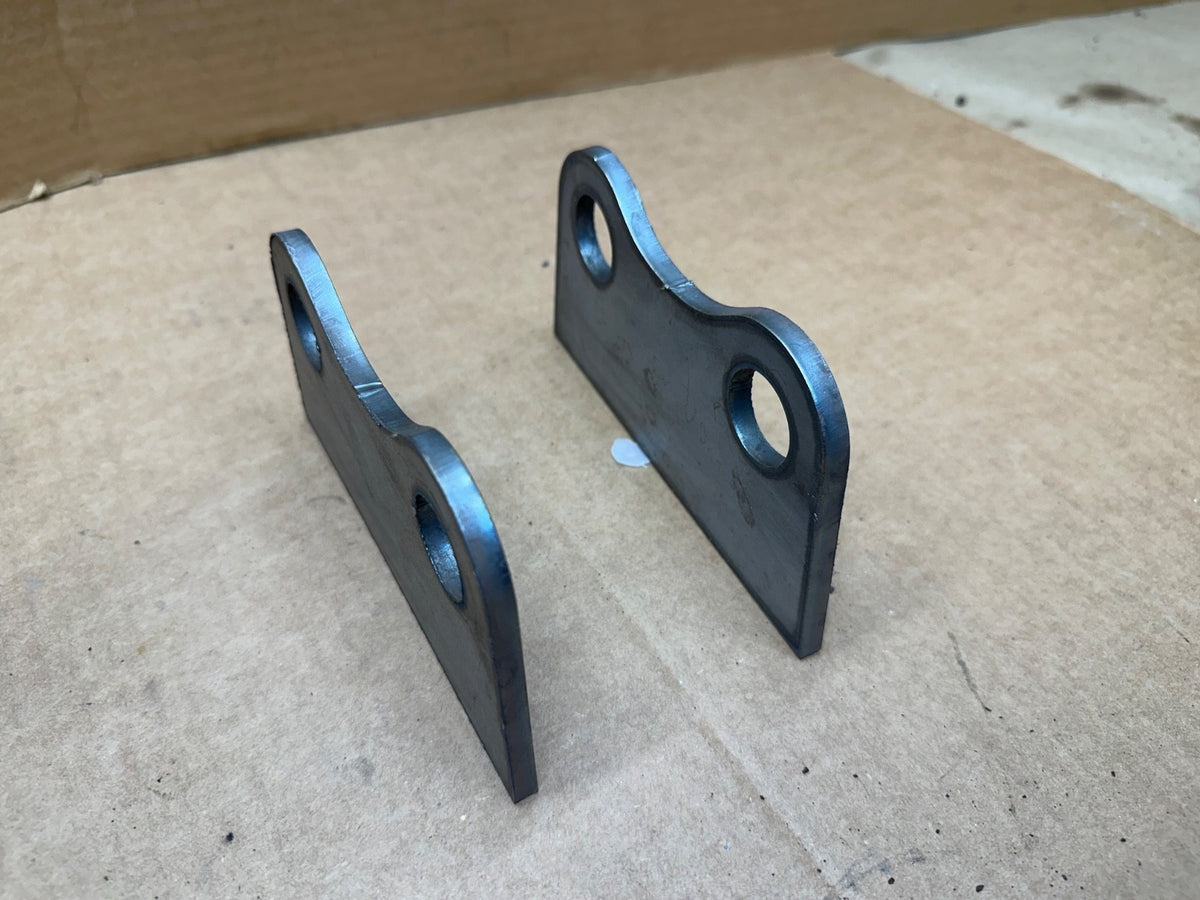 Mini Excavator Bucket Ears Universal AGT CFG 25mm 1" Chinese 1 Ton PAIR 1/4"