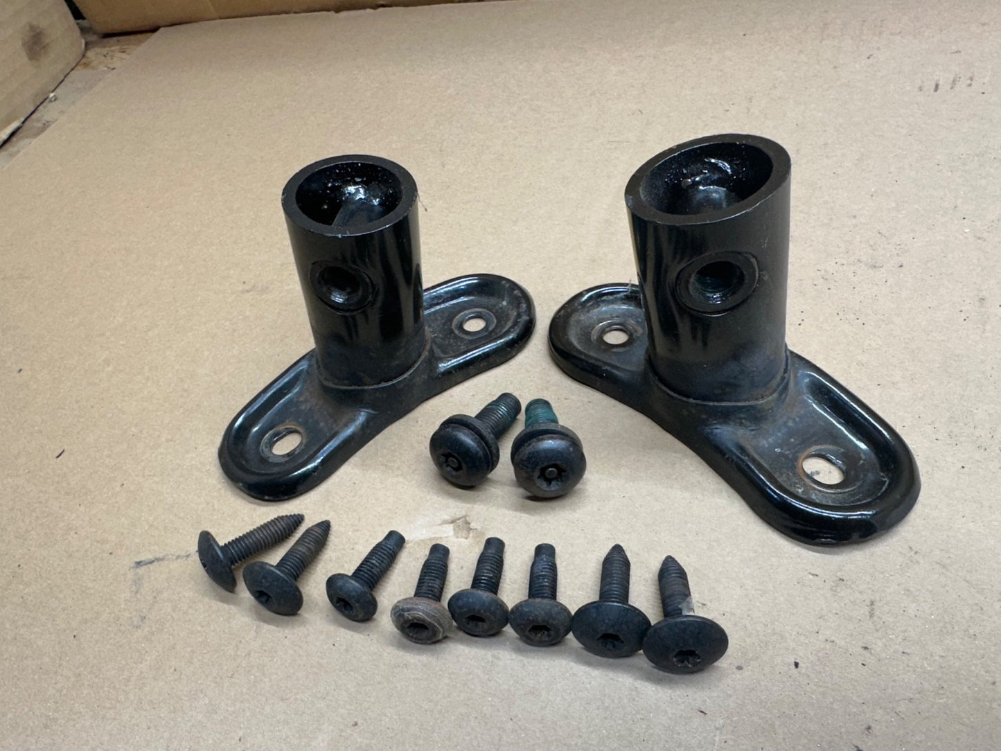 98-02 Jeep Wrangler TJ Roll Bar Sport Bar Extensions Windshield Bracket w/ Bolts