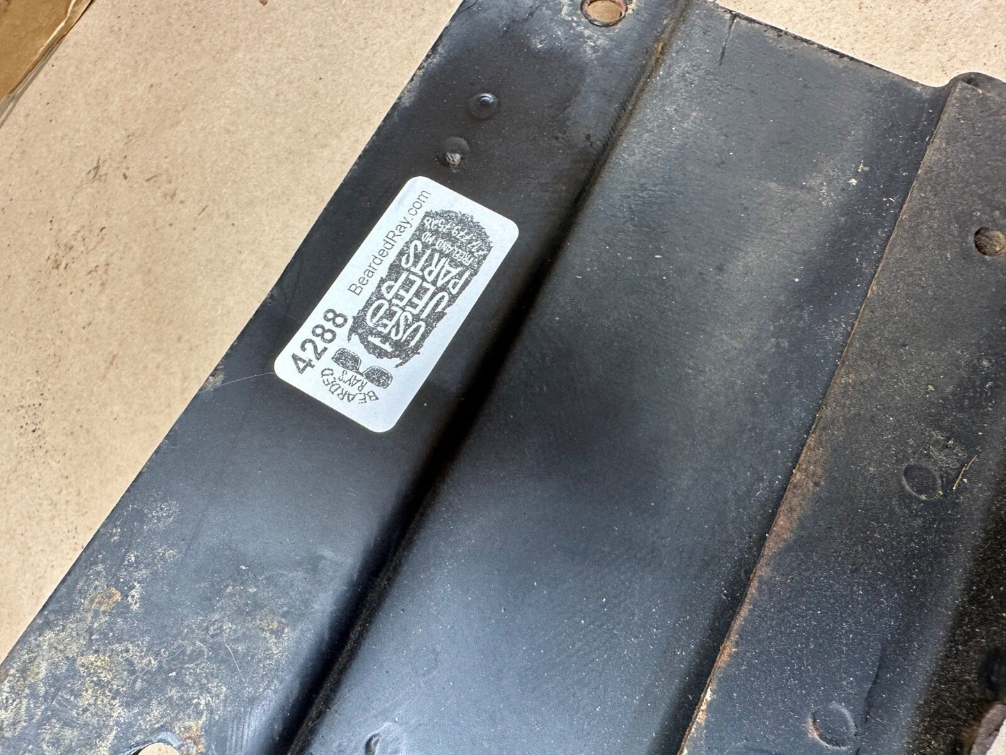 87-90 Wrangler YJ Spare Tire Bottle Jack Bracket Mount OEM Factory 88 89 Holder