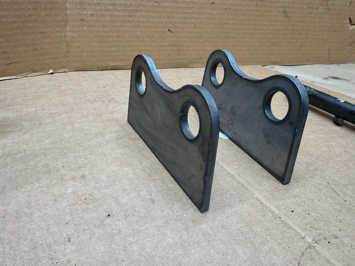 Mini Excavator Bucket Ears Universal AGT CFG 25mm 1" Chinese 1 Ton PAIR 1/4"
