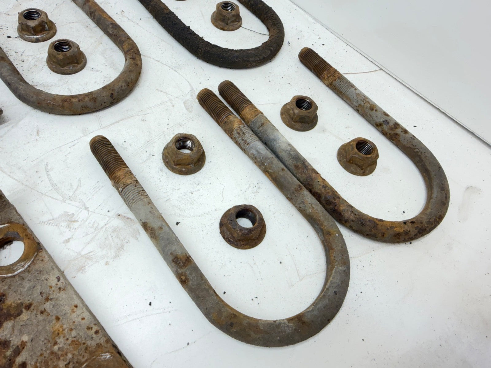 Jeep Wrangler YJ 87-95 Rear Leaf Spring Plates U Bolts OEM Plate Mount Dana 35