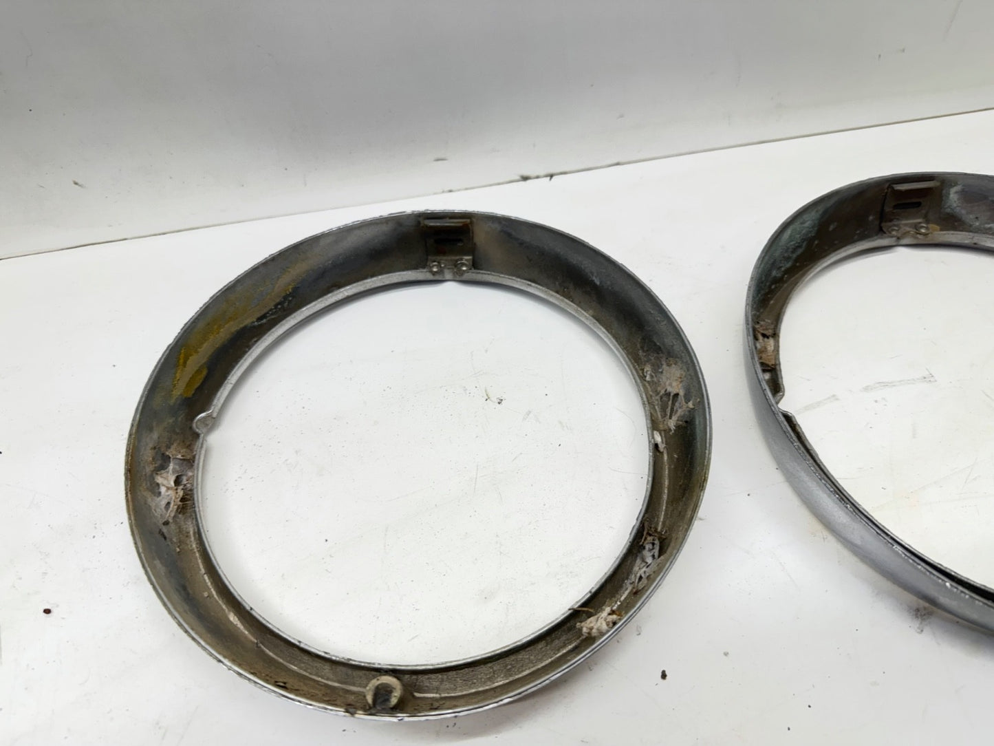 OEM Jeep J5460087 Headlight Trim Ring Chrome Bezel CJ CJ5 CJ7 76-86 Head Light