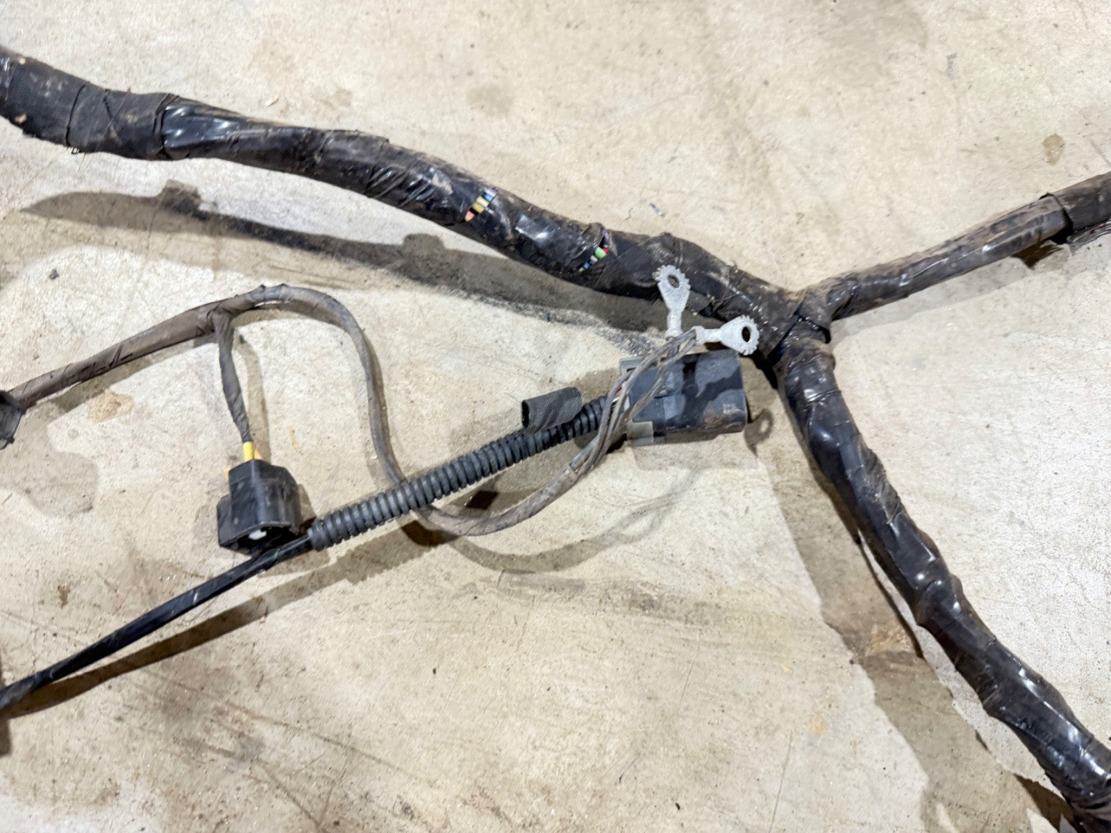 97 Jeep TJ Wrangler Soft Top Dash Instrument Panel Wiring Wire Harness OEM