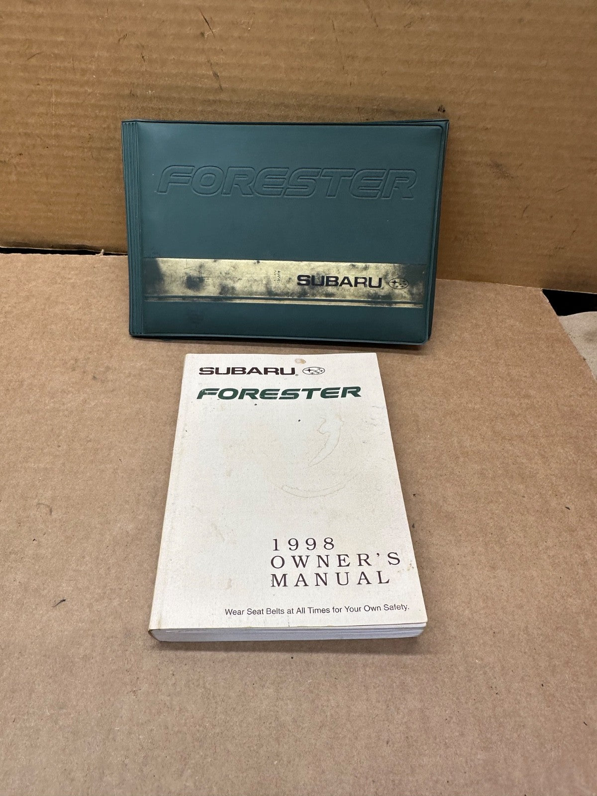 1998 Subaru Forester Owner's Manual Maintenance Booklet Paperback Books Book OEM