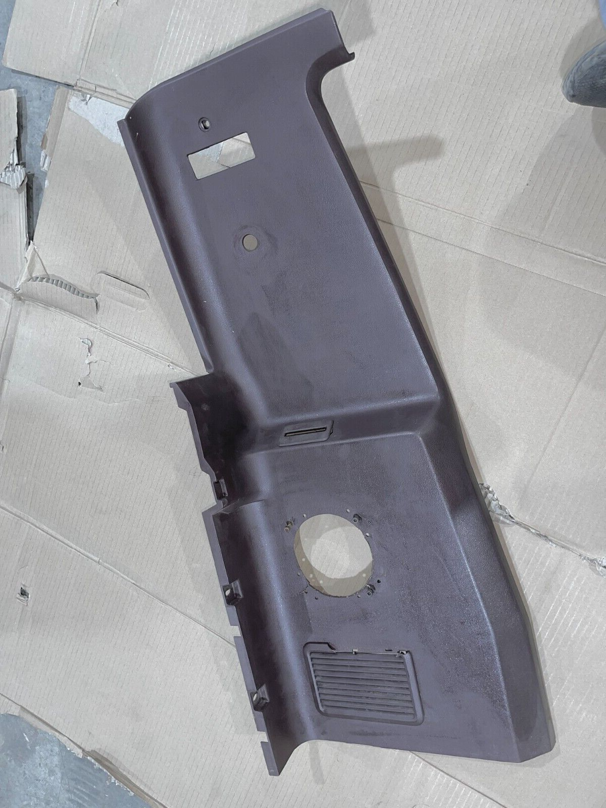 86-92 Jeep Comanche MJ OEM Plastic Interior B-Pillar Panel Left Driver Trim -RED