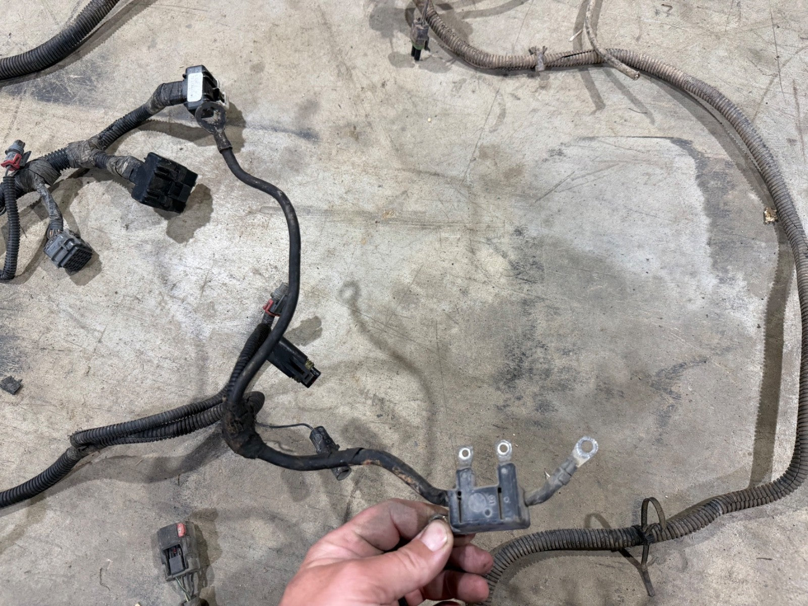 97 Jeep Wrangler TJ 1997 2.5L 4-Cylinder Manual ENGINE Wiring Harness NO A/C 2.5