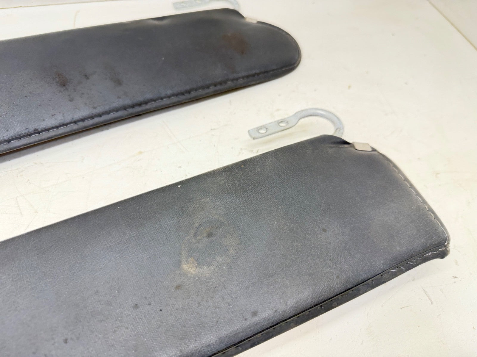 87-95 Jeep YJ Gray Sun Visors Dark Grey Wrangler Factory Visor Sunvisors OEM OE