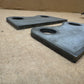 Mini Excavator Bucket Ears Universal AGT CFG 25mm 1" Chinese 1 Ton PAIR 1/4"