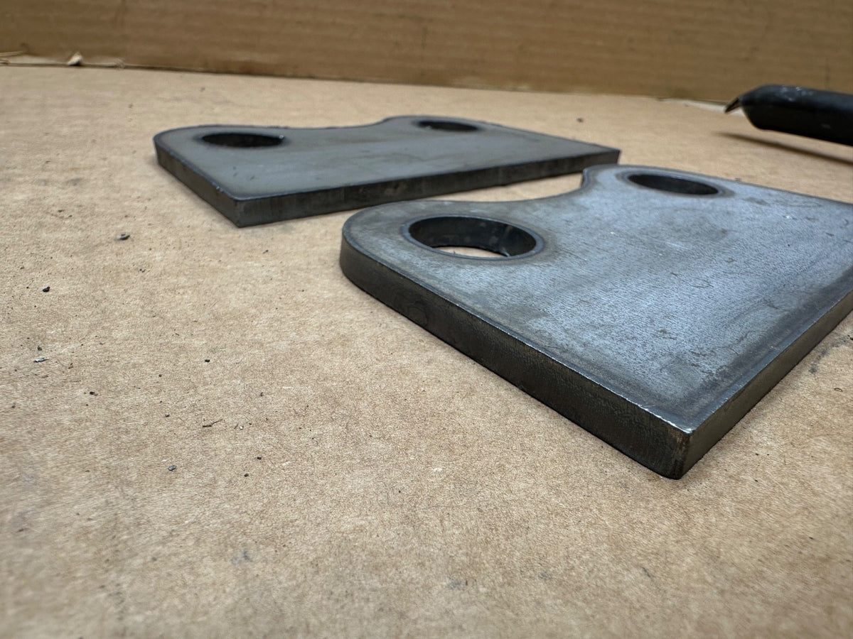 Mini Excavator Bucket Ears Universal AGT CFG 25mm 1" Chinese 1 Ton PAIR 1/4"