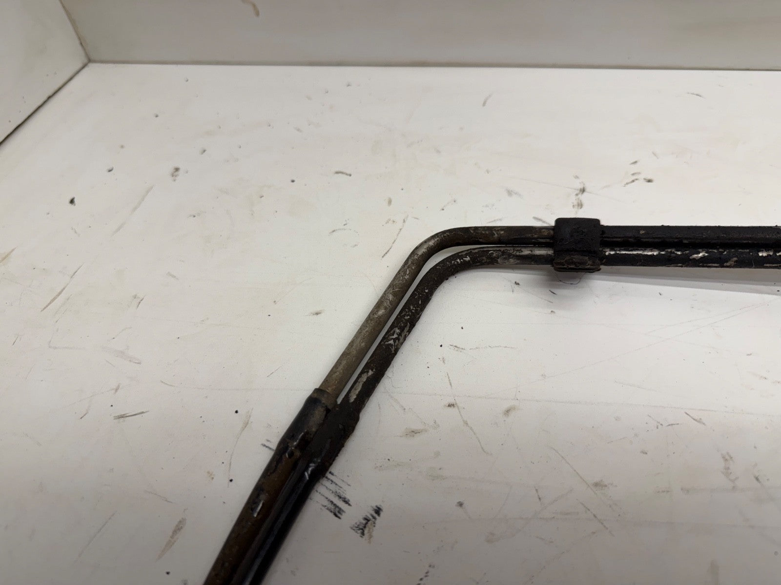 Jeep Wrangler YJ 91-95 2.5 Stainless Steel Fuel Line Engine Rail Frame Gas Hose