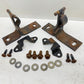87-95 Jeep Wrangler YJ Rear Seat Brackets Back Bracket PAIR OEM Rear Mount Set