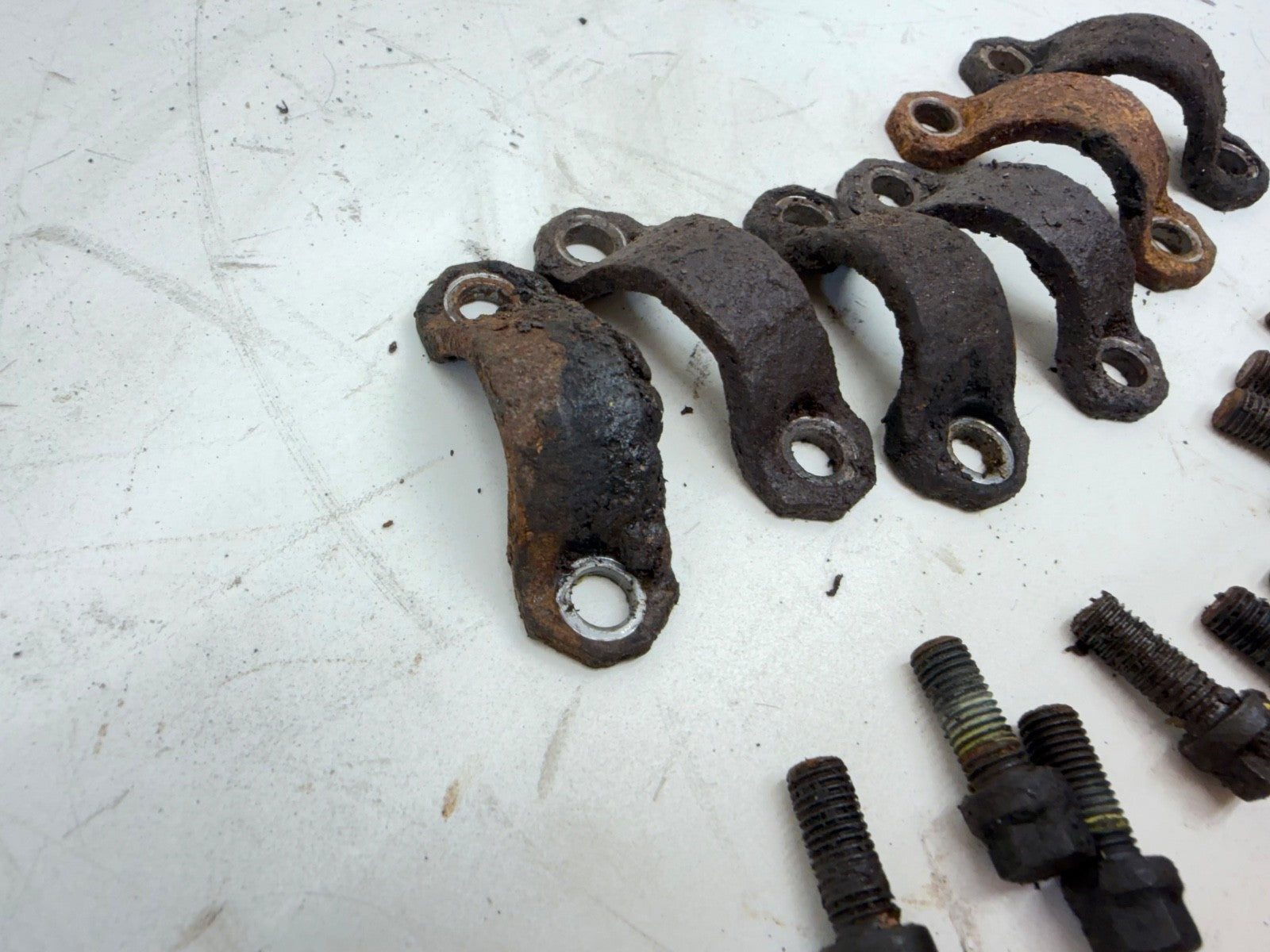 Complete Set of OEM U Joint Yoke Strap Bolt Kit for Jeep YJ Wrangler Dana 30 35