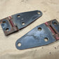 76-95 Jeep Wrangler YJ CJ RED Hood Hinges Hinge Set OEM FACTORY Bonnet Bolts