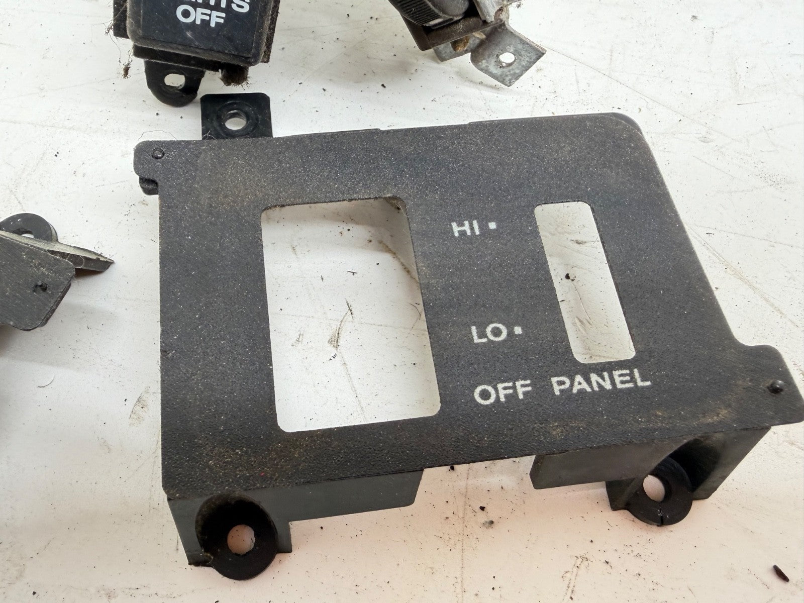 Jeep Wrangler YJ 87-95 Head light Dimmer Switch OEM Headlight Factory Trim Panel