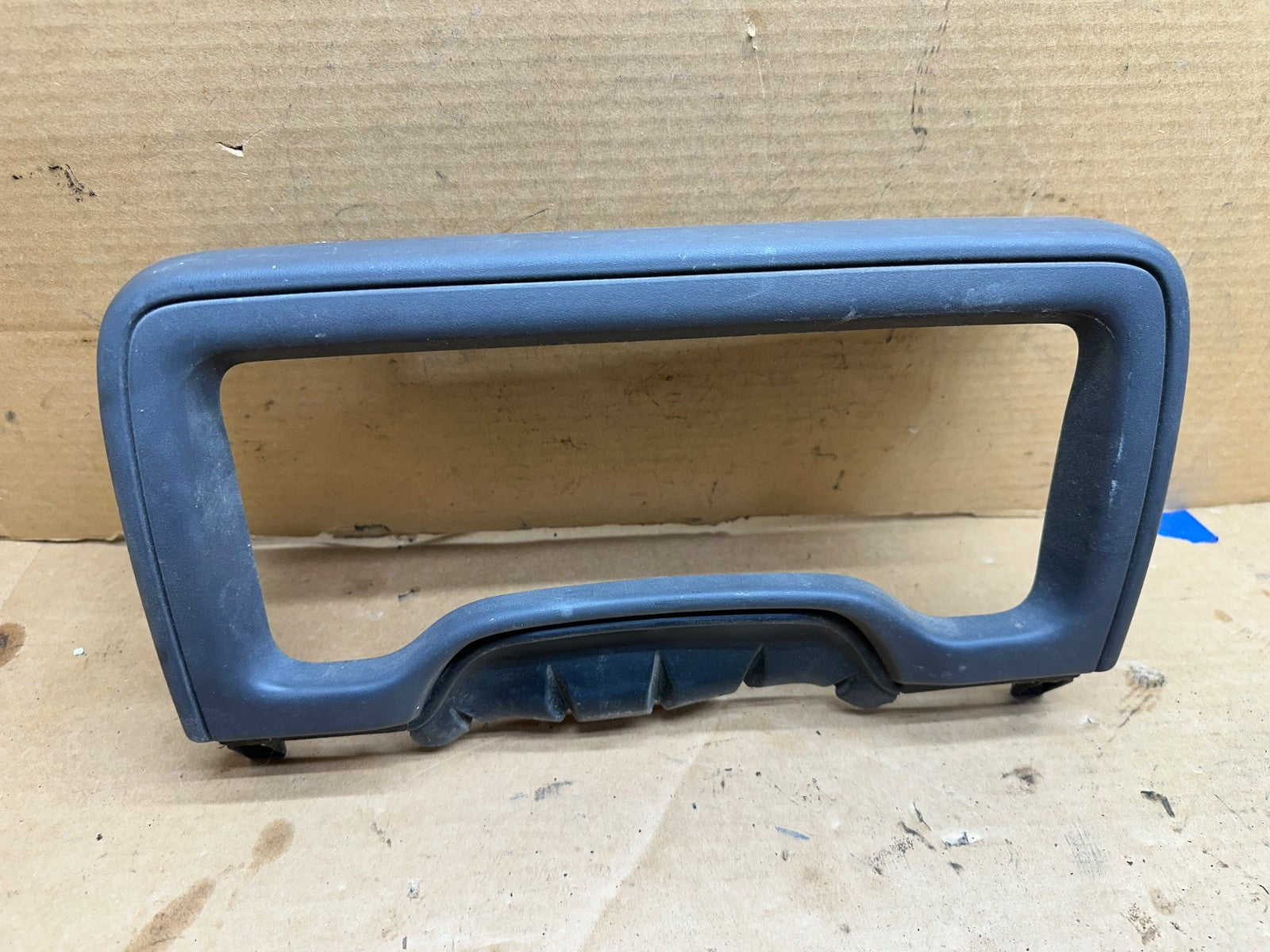 97-02 Jeep TJ Wrangler OEM Instrument Cluster Bezel Speedometer Gauge Trim Grey