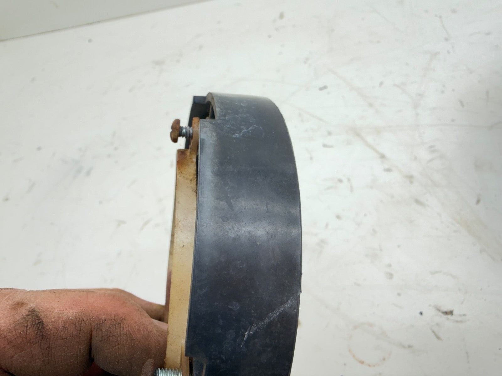 87-95 Jeep Wrangler YJ Steering Wheel Trim Riser Ring Bezel Gray Spacer OEM