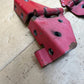 76-95 Jeep Wrangler CJ/YJ Windshield Hood Door Upper Hinges Pair OEM Factory RED