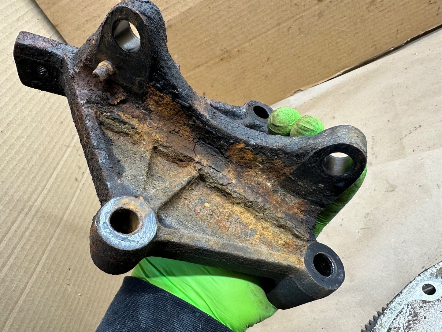 1987-1995 Jeep Wrangler YJ Steering Box Mounting Bracket Mount Brace OEM Factory