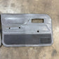 84-96 Jeep Cherokee XJ Pair L R Gray Interior Door Panel Manual Crank Windows OE
