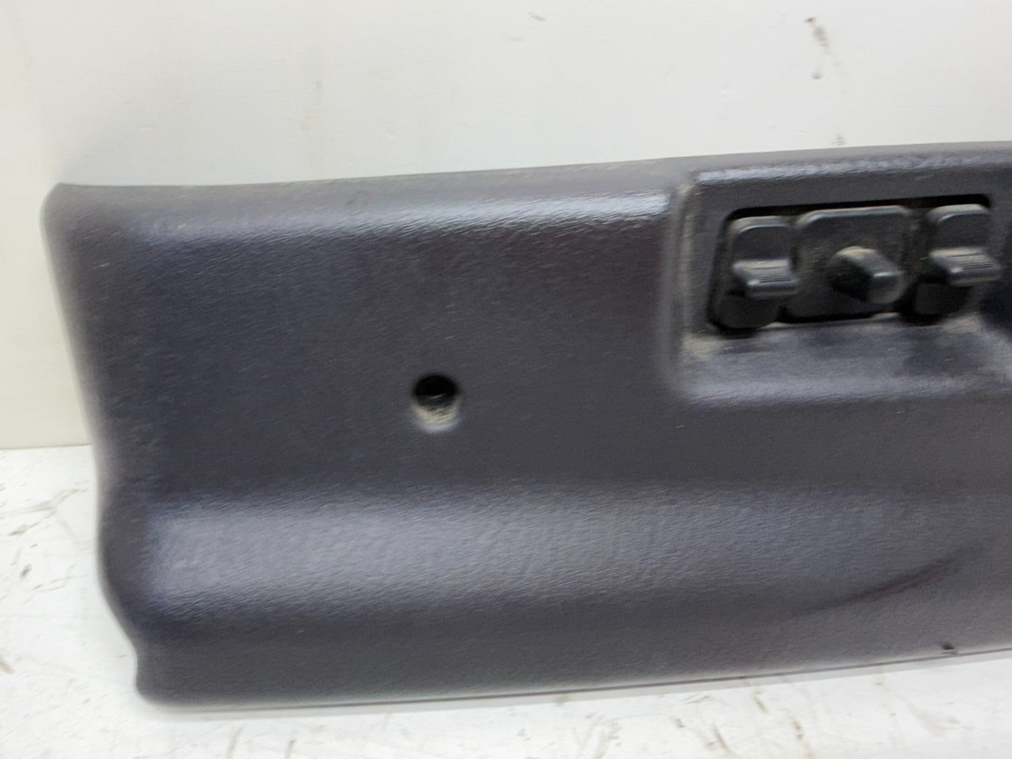 97-01 Jeep Cherokee XJ Front Power Driver LH Seat Trim Cover Dark Gray Switch