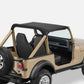 Bestop 52519-15 Strapless Standard Targa Style Bikini Top for 92-95 Wrangler YJ
