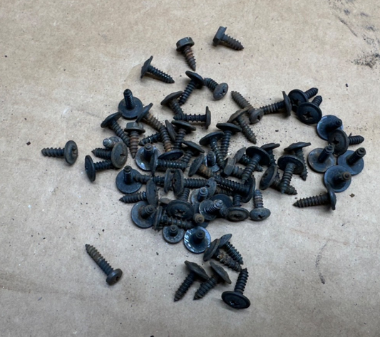 Jeep Wrangler YJ SCREWS Dash 87-95 Set Small Head Trim Bezel Phillips OEM Screw