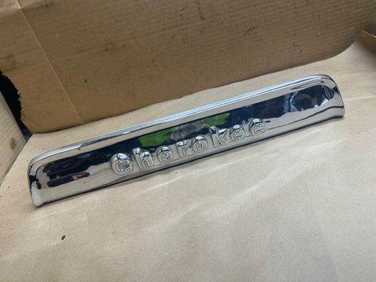 1972-91 Jeep Cherokee OEM Tail Finish Panel Chrome Original Factory SF5451469
