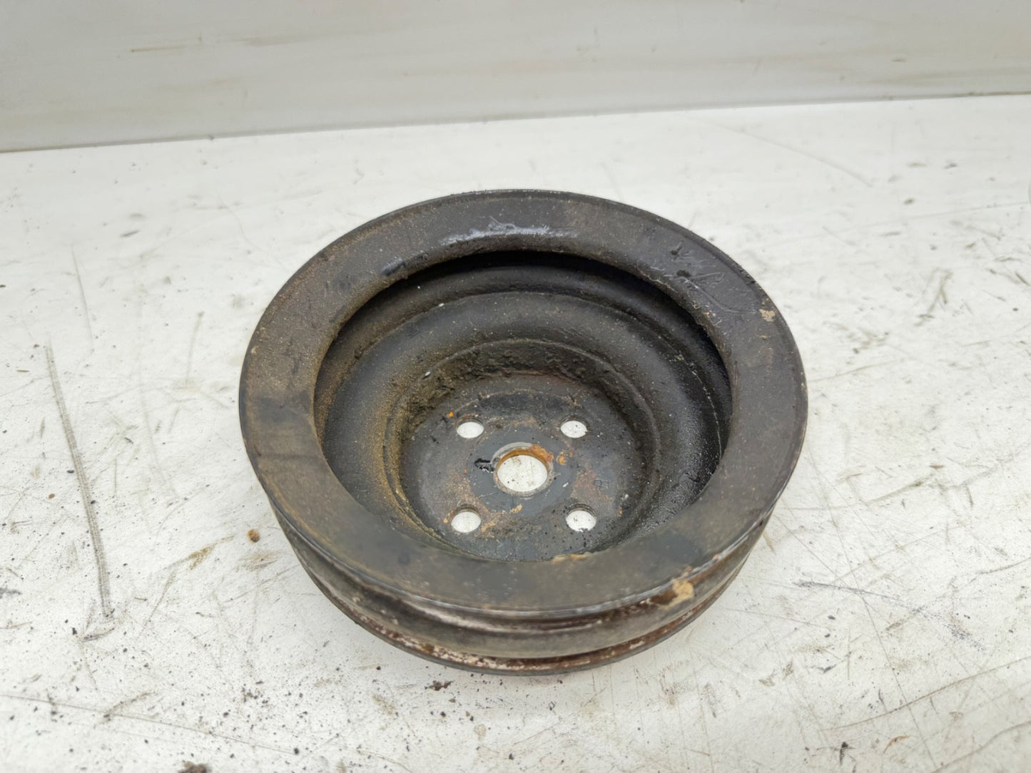 Jeep CJ 80-86 CJ7 2-Groove V Belt Water Pump Pulley 6 cyl 4.2L YJ 2.5L Wrangler