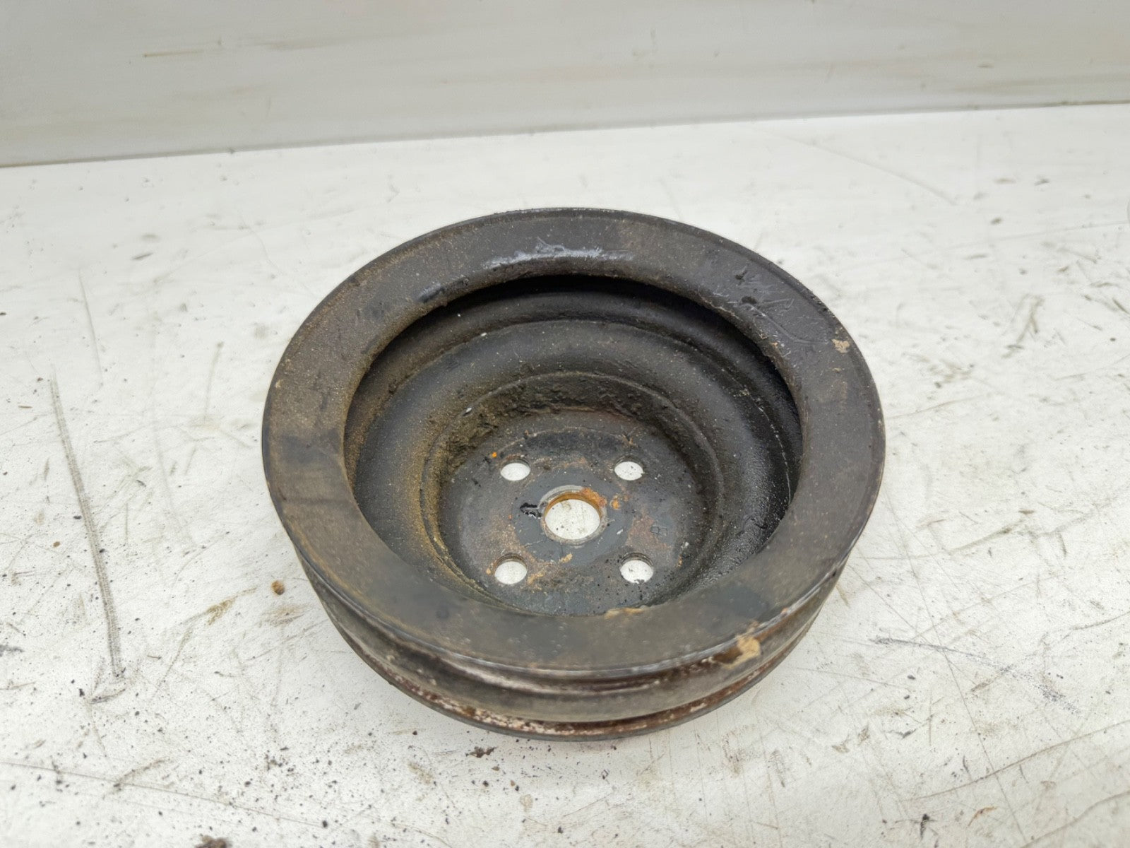 Jeep CJ 80-86 CJ7 2-Groove V Belt Water Pump Pulley 6 cyl 4.2L YJ 2.5L Wrangler