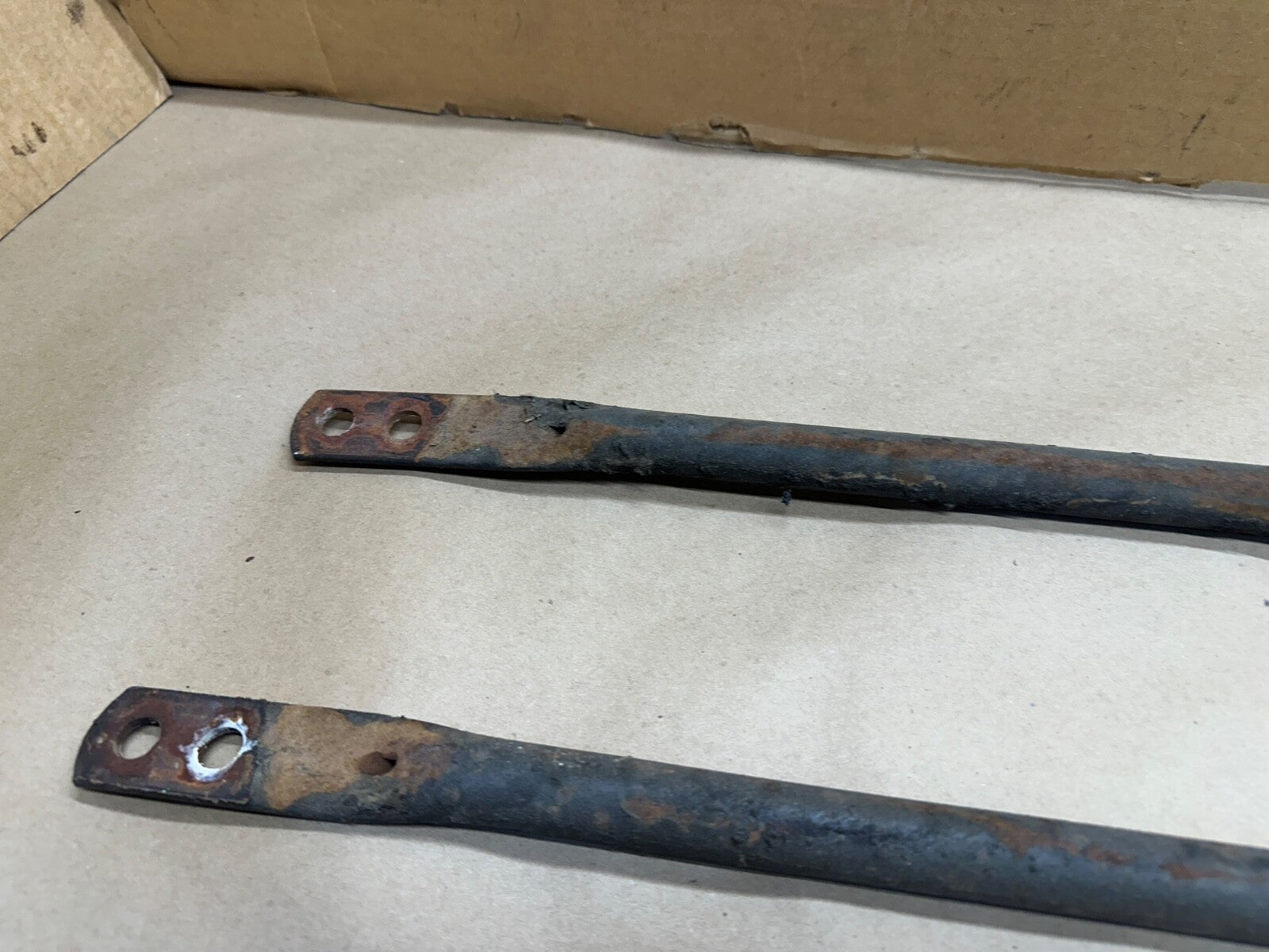 76-91 Jeep Wagoneer J10 Cherokee FSJ SJ Hood Support Rods Factory Brace Under OE