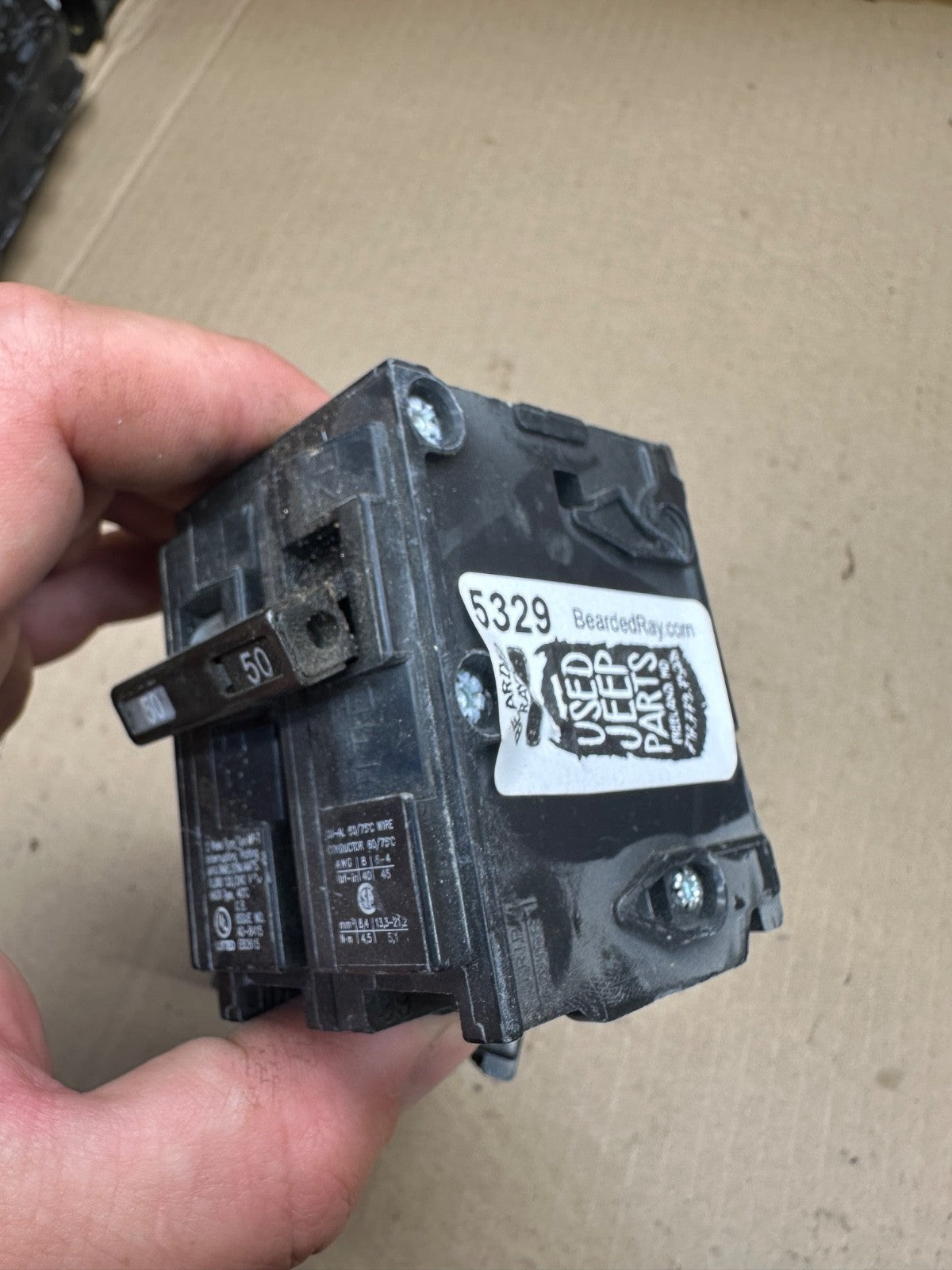 Murray MP250 2 Pole 50 Amp Circuit Breaker MP 250 50A Modelo Mp250 Fifty
