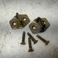 Jeep Wrangler TJ 97-06 OEM Door Striker Latch Driver Passenger Pair Shim Factory