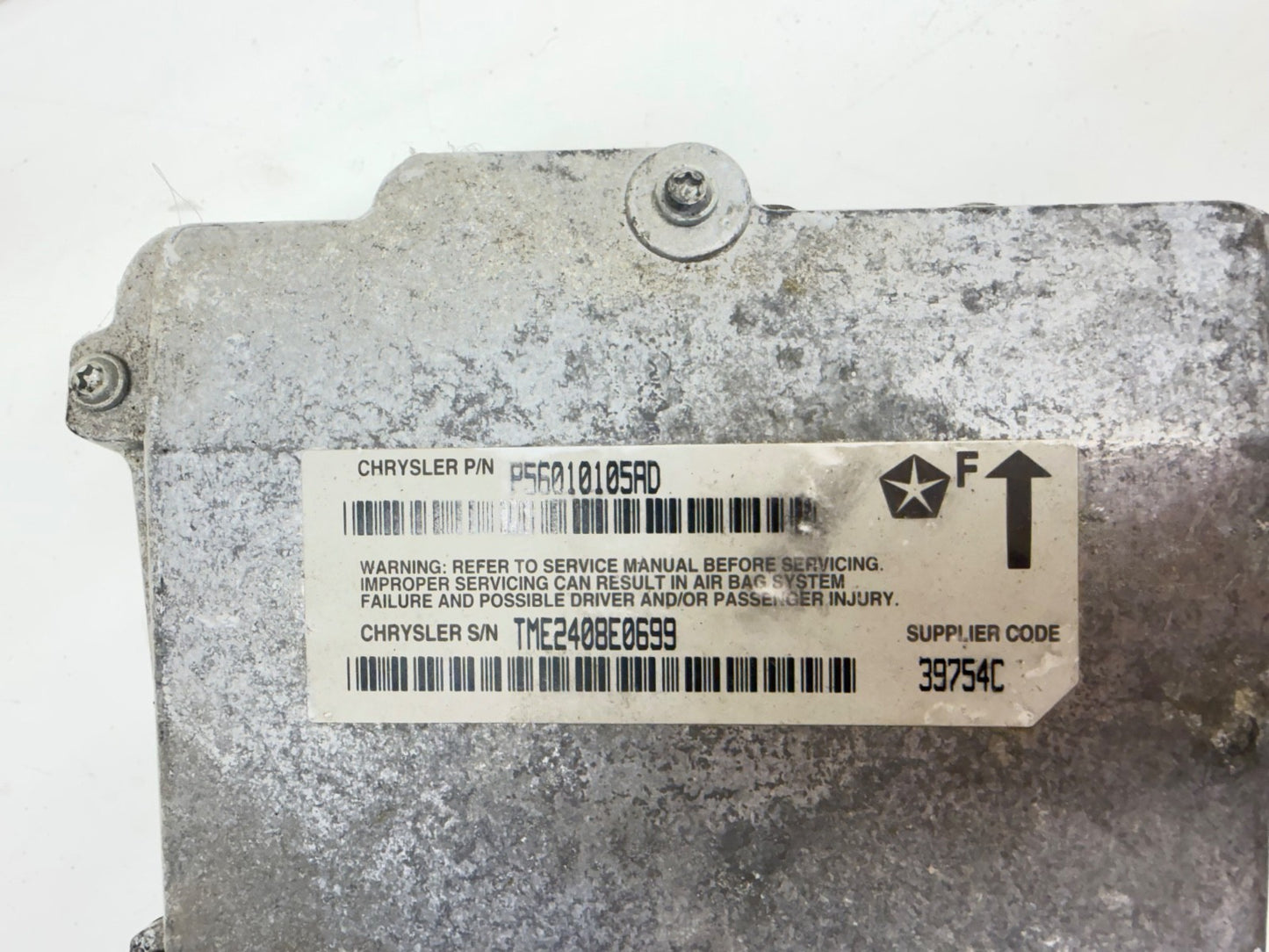 98 99 00 Jeep Wrangler TJ Dash Air Control Module Unit AD P56010105AD Controller