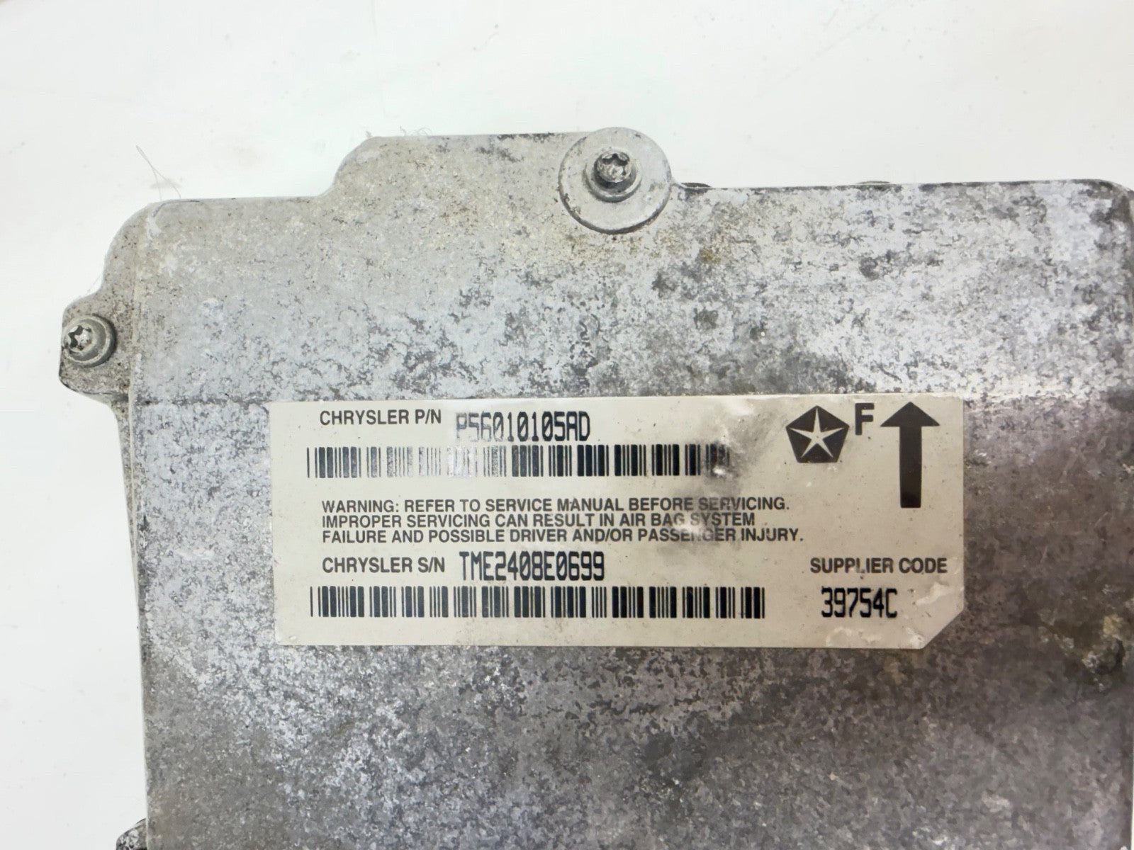 98 99 00 Jeep Wrangler TJ Dash Air Control Module Unit AD P56010105AD Controller