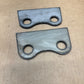 Mini Excavator Bucket Ears Universal AGT CFG 25mm 1" Chinese 1 Ton PAIR 1/4"