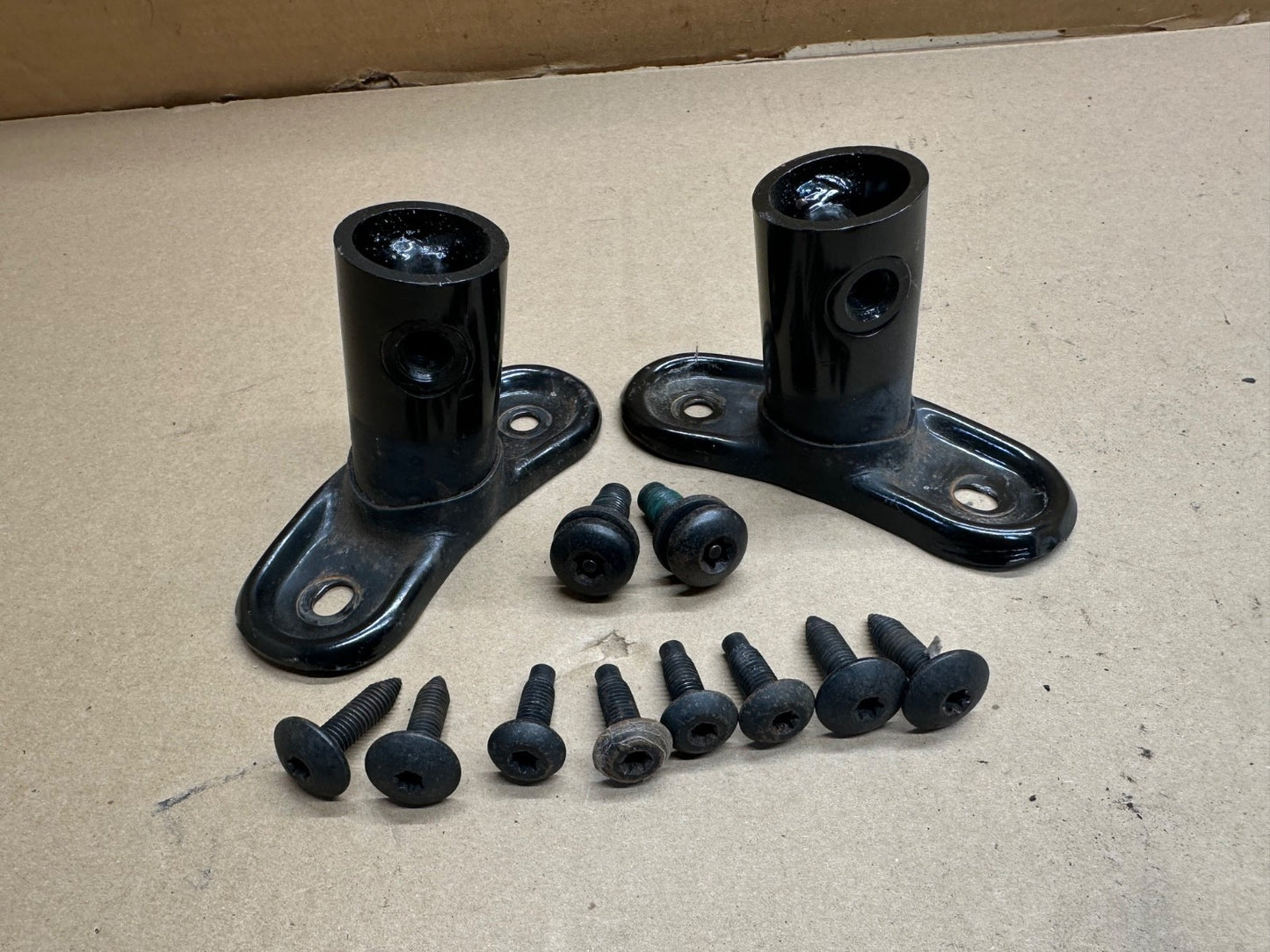 98-02 Jeep Wrangler TJ Roll Bar Sport Bar Extensions Windshield Bracket w/ Bolts