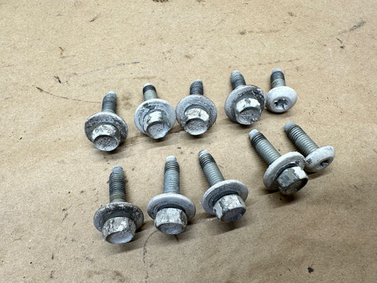 FORD E150 E250 E350 E450 Rear DOOR HINGE TO Body BOLTS Bolt Hardware OEM Factory