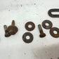 97-02 Jeep TJ Wrangler BACK SEAT BRACKETS FENDER WELL Side Rear Bracket L R OEM