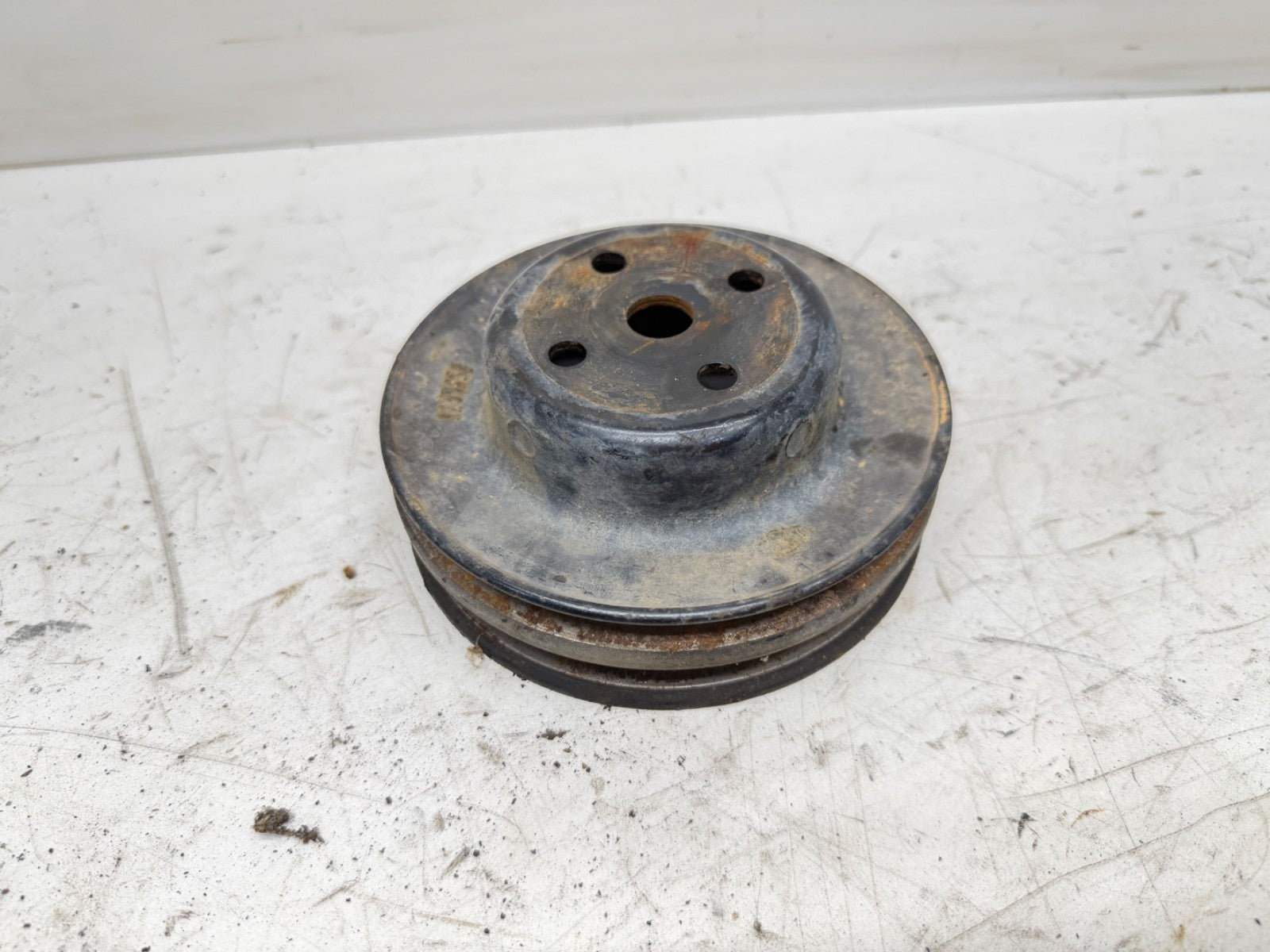 Jeep CJ 80-86 CJ7 2-Groove V Belt Water Pump Pulley 6 cyl 4.2L YJ 2.5L Wrangler