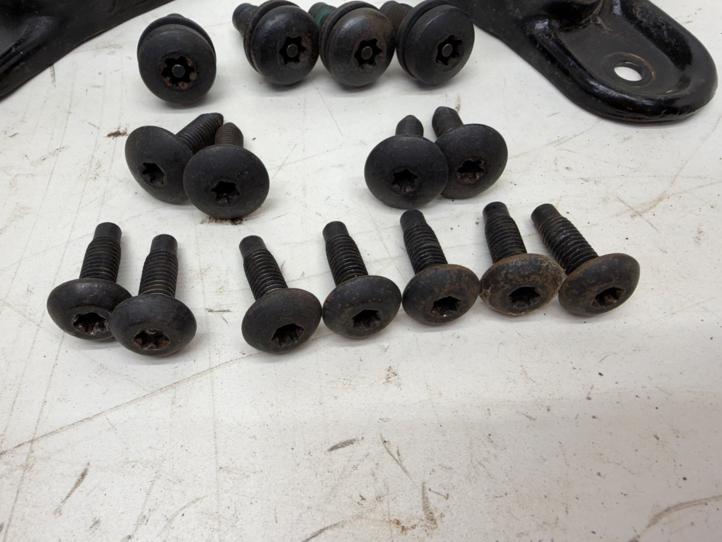 98-02 Jeep Wrangler TJ Roll Bar Sport Bar Extensions Windshield Bracket w/ Bolts