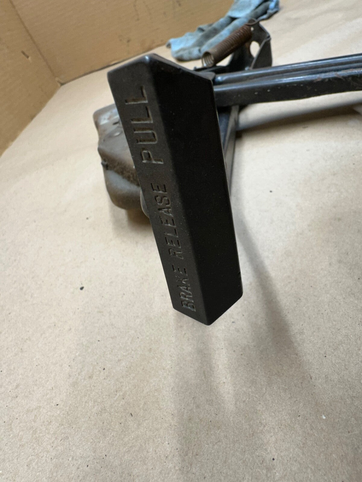 1967 AMC MARLIN AMBASSADOR REBEL PARKING BRAKE FOOT PEDAL ASSEMBLY NICE CAR OEM