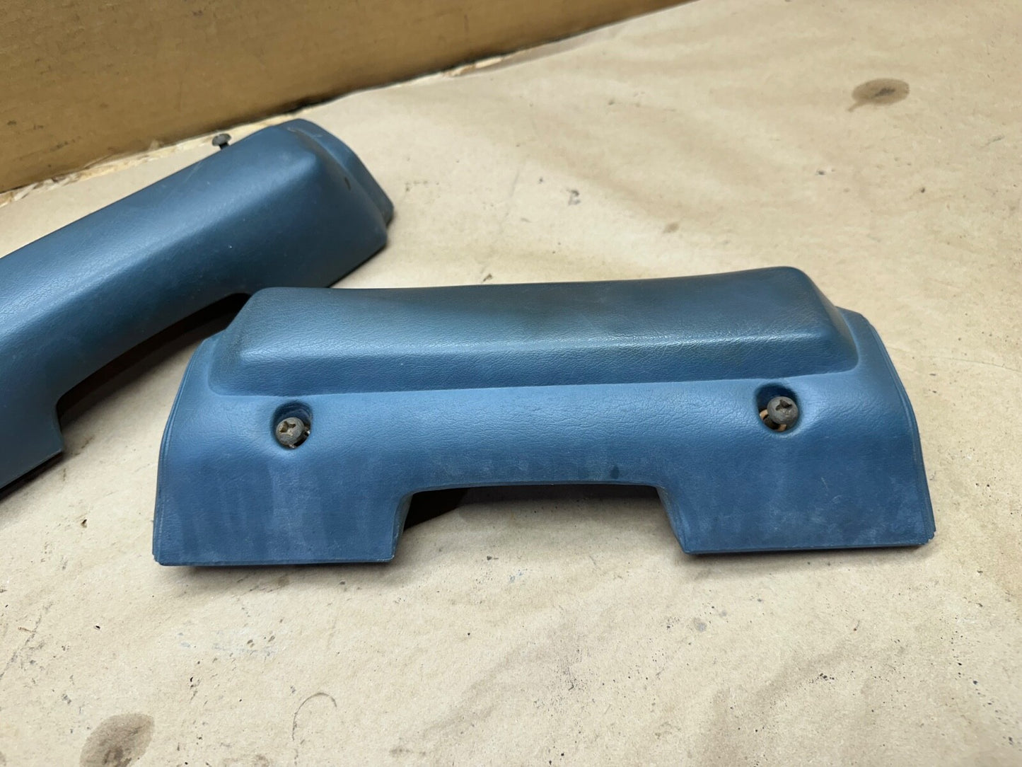 Jeep J Truck Cherokee SJ FSJ 75-80 Blue Front Interior Door Handle Arm Rest Pair