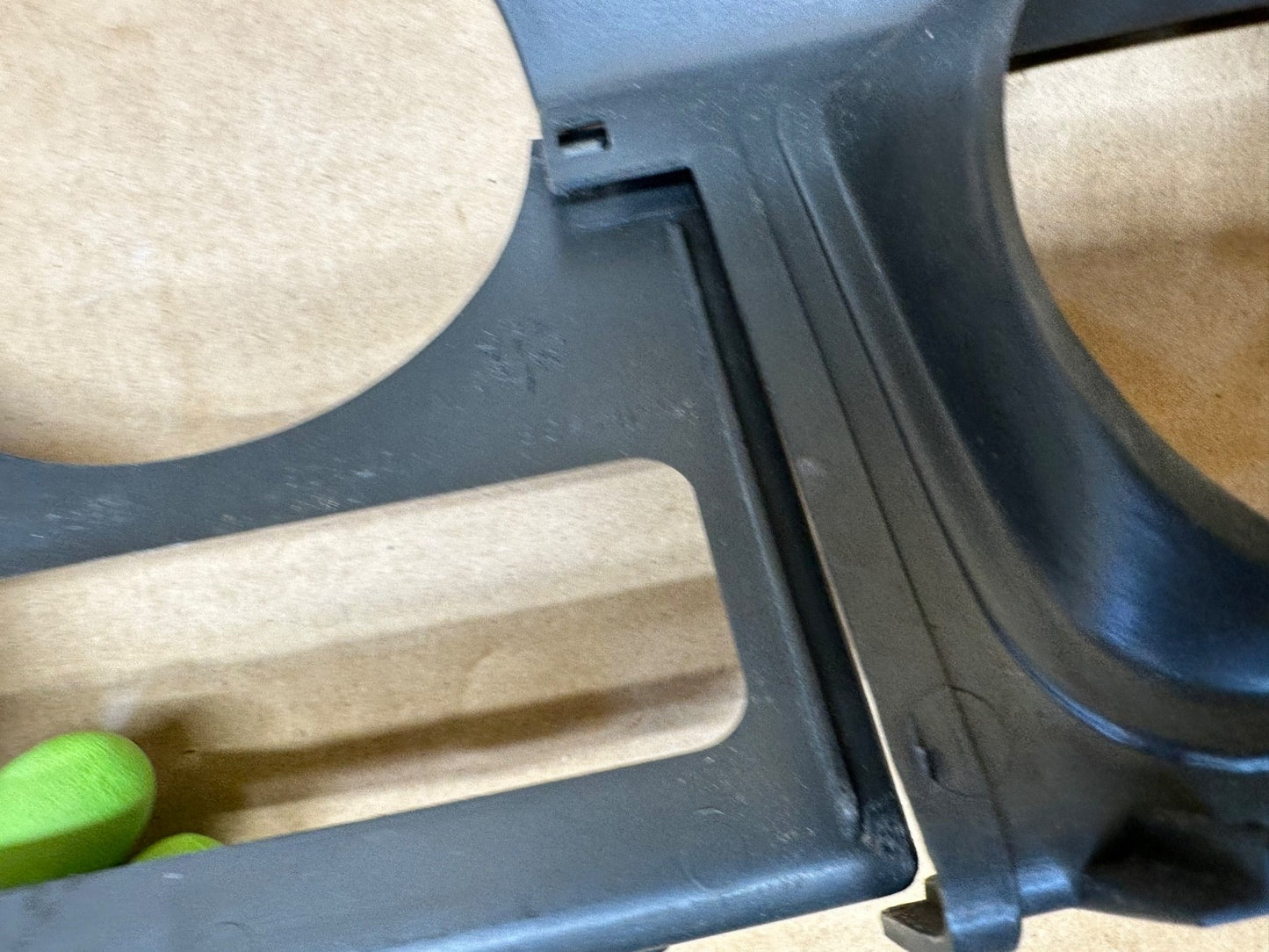 Jeep Wrangler OEM YJ Gauge Cluster Bezel OEM Gray 87 8 89 90 91 92 93 94 95 Grey