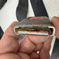 77-91 Jeep YJ CJ Rear Seat Lap Belts Back Seat Belt CJ5 CJ7 Wrangler Black OEM