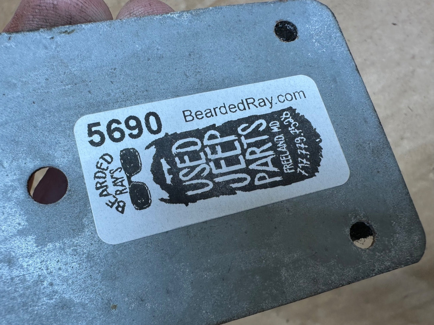 87-95 JEEP WRANGLER YJ Wiper Delay Module Mounting Bracket OEM Mount Plate