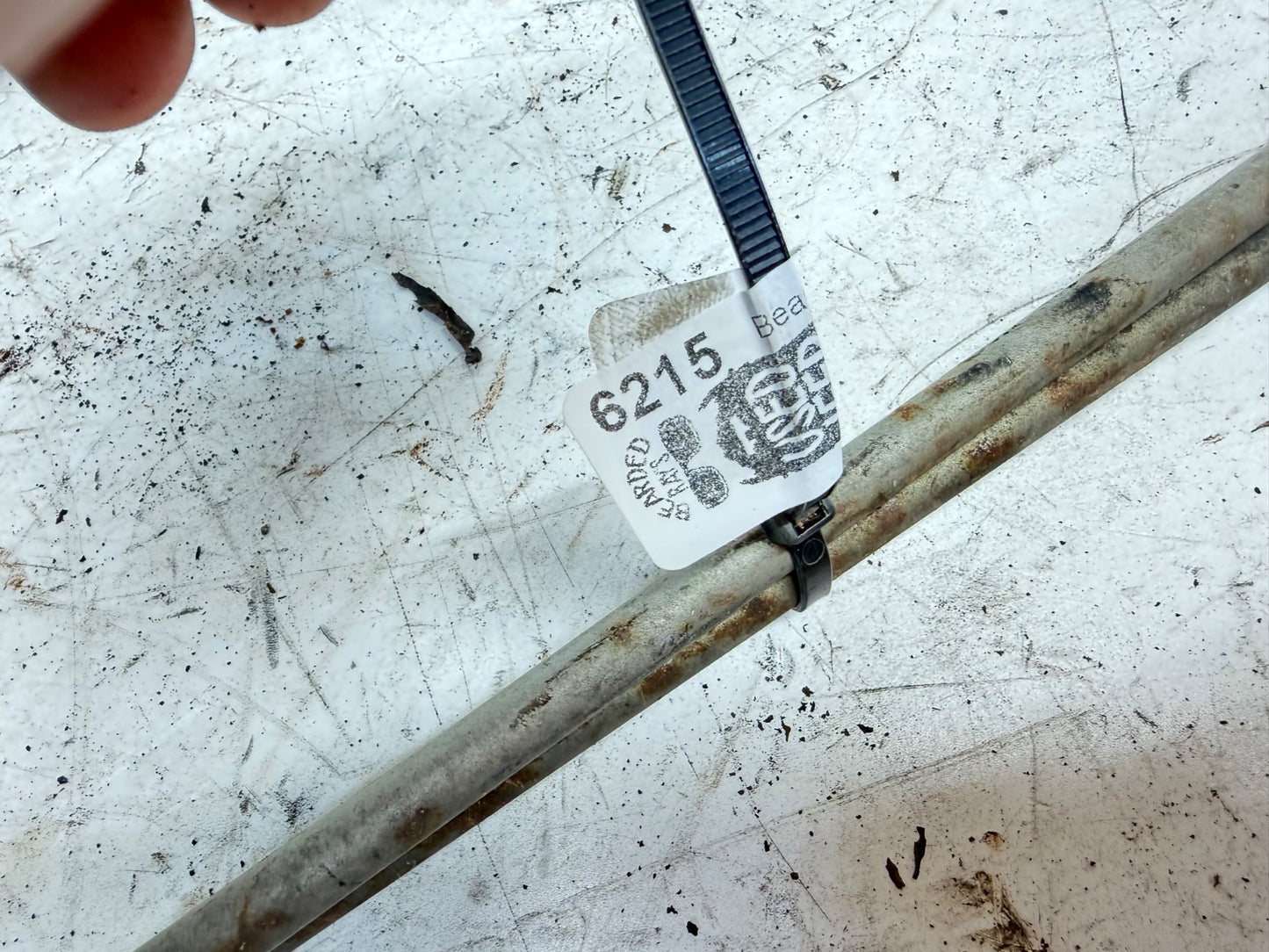 76-86 Jeep CJ5 CJ7 CJ8 Grill Support Strut Rods Pair OEM Grille Brace CJ 5 7 8