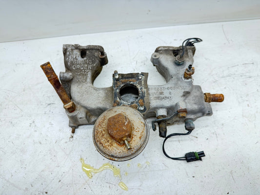 Jeep Wrangler YJ Cherokee XJ 84-90 TBI Throttle Body Intake Manifold 2.5L