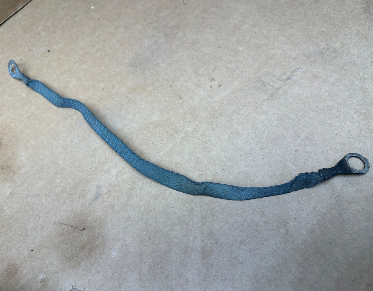 87-95 Jeep YJ Wrangler Engine Firewall GROUND WIRE STRAP CABLE Copper Braided