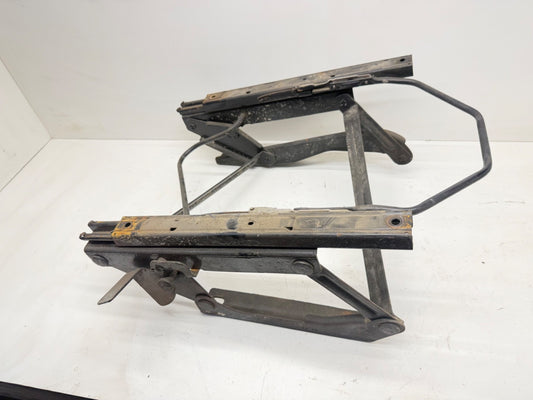 87-95 Jeep Wrangler YJ SEAT BRACKET FRAME Folding Flip Slider Passenger Seat OEM