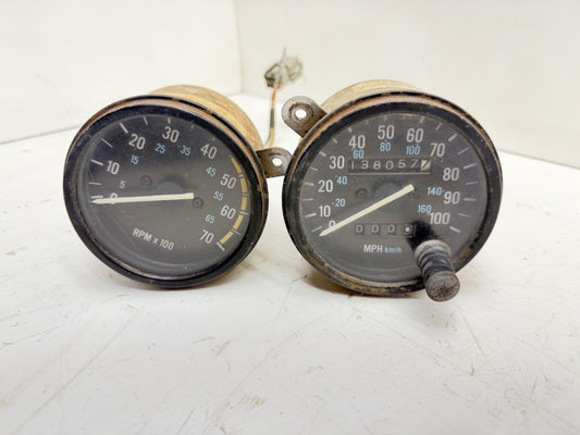 87-90 Jeep Wrangler YJ Gauge Instrument Cluster Speedometer Tachometer 138k Mile